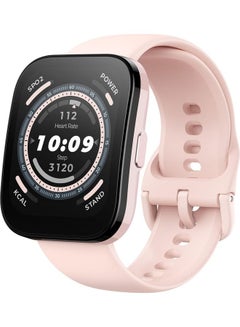 اشتري Bip 5 Smart Watch Ultra Large Screen, Bluetooth Calling, Alexa Built-In, GPS Tracking, 10-Day Long Battery Life, Health Fitness Tracker With Heart Rate, Blood Oxygen Monitoring Pink في الامارات