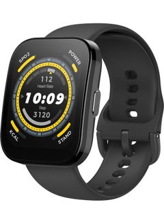 اشتري Bip 5 Smart Watch Ultra Large Screen, Bluetooth Calling, Alexa Built-In, GPS Tracking, 10-Day Long Battery Life, Health Fitness Tracker With Heart Rate, Blood Oxygen Monitoring Black في مصر