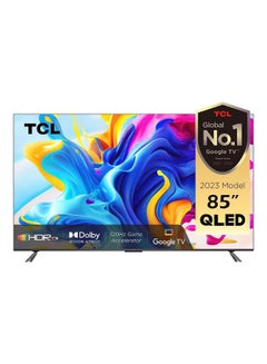 Buy 85 Inch QLED Smart TV, Dolby Vision Atmos, HDR 10+, 120Hz Game Accelerator, HDMI 2.1, DtsHD, AMD FreeSync With Gaming In Dol By Vision 85C645 Black in UAE