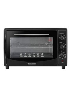 Buy Toaster Oven with Double Glass Black 45Liters in UAE