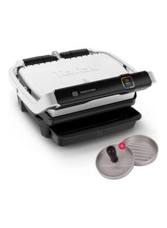 اشتري Gc750D Optigrill Elite Contact Grill With Grill Boost Function Hamburger Press Indoor Electric Grill 12 Automatic Programs Intuitive Sensor Touch Display Stainless Steel 2000.0 W GC750D + W875 Black/Silver في الامارات