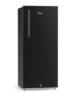 Buy 268 Liters Free Standing Single Door Refrigerator, Semi Auto Defrosting, Tempered Glass, Full Insulation Body, Best Compact Small Fridge For Mini-Bar, Kitchen, Home Or Office 377.0 kW MDRD268FGE28 Dark Silver in UAE