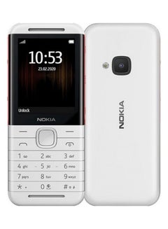 اشتري 5310 Dual SIM White Red 8MB RAM 16MB GSM في الامارات