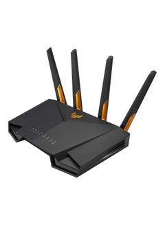 اشتري TUF Gaming AX4200 Dual Band WiFi 6 Extendable Gaming Router, 2.5G Port, Gaming Port, Mobile Game Mode, Port Forwarding, Subscription-Free Network Security, Instant Guard, VPN, AiMesh Compatible Black في الامارات