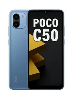 Buy Poco C50 Dual SIM Royal Blue 2GB RAM 32GB 4G - Global Version in Saudi Arabia
