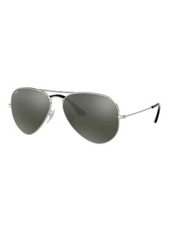Buy Men's Full Rim Aviator Sunglasses 0RB3025 58 W3277 in Egypt