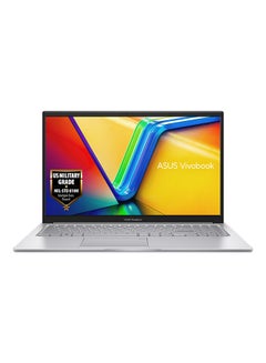 Buy VivoBook Laptop With 15.6-Inch Display, Core i7-1255U Processor/16GB RAM/512GB SSD/Winodws 11/Intel UHD Graphics english_arabic Cool Silver in UAE