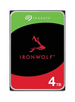 اشتري IronWolf, 4TB, NAS, Internal Hard Drive, CMR 3.5 Inch, SATA, 6GB/s, 5,900 RPM, 64MB Cache, for RAID Network Attached Storage, 3 year Rescue Services, FFP (ST4000VNZ06) 4 تيرابايت في الامارات