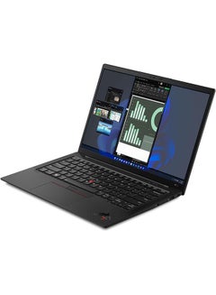 اشتري ThinkPad X1 Carbon Gen 10 Business Laptop With 14-Inch, Core i7-1260P Processor/16GB RAM/2TB SSD/Integrated Graphics/Windows 11 Pro English Black في الامارات