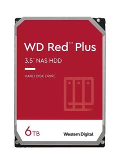 Buy Red Plus NAS Internal Hard Drive HDD - 5400 RPM, SATA 6 Gb/s, CMR, 256 MB Cache, 3.5" -WD60EFPX 6.0 TB in UAE