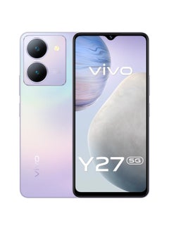 Buy Y27 5G Dual SIM Satin Purple 8+8GB RAM 128GB  - Middle East Version in UAE