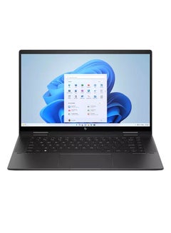 اشتري Envy x360 Laptop With 15.6-inch Display, Ryzen 7-7730U Processor/16GB RAM/1TB SSD/Windows 11/AMD Radeon Graphic Card English/Arabic Nightfall Black في السعودية