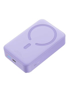 Buy 20000.0 mAh 20000Mah Magnetic Battery Pack Pd 20W Portable Charger Wireless Power Bank Fast Charging With Usb C Cable Magsafe Charger For Apple Iphone 14/13/12 Series Purple in UAE