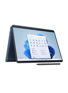 Buy Spectre Touch x360 Laptop With 13.5-inch Display, Core i7 Processor/ 32GB RAM/2TB SSD/Windows 11/Intel Iris Xe Graphics English/Arabic Nocturne Blue in Saudi Arabia