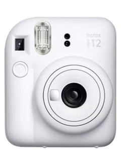 اشتري Instax Mini 12 Instant Camera Moments Box With 20 Shots - Clay White في الامارات