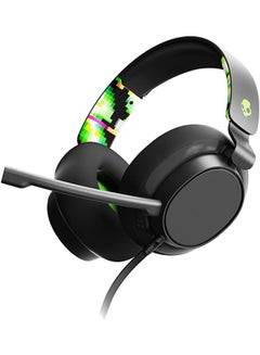 Buy Skullcandy SLYR Wired Over-Ear Gaming Headset for PC, PlayStation, PS4, PS5, Xbox - Black/Green Digi-Hype in UAE