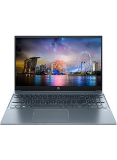 اشتري Newest Pavilion Laptop With 15.6-Inch Display, Core i7-1255U Processor/32GB RAM/1TB SSD/Integrate Graphics/Windows 11 Home English Blue في الامارات