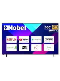 Buy 100 inch LED Android 11  With 100” U20series WIFI Mini YPBPR & 2 Speakers, OSD Language, ANT1(ATV+T2) 8ms Respone Time | Colour System : 1.07G UHD100LEDS Black in UAE