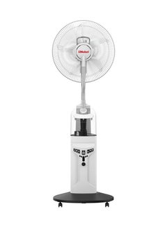 Buy 16" with 5 Fan Blade Rechargable Mist Standing Fan, Wide Oscillation, 4 Stack Bright LED NF777MRC White in UAE