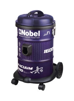 Buy Drum Vacuum Cleaner with Solid & Durable Iron Tank and Smooth Roller For Better Agility Wheels 21 L 1600 W NVC2121 Purple in UAE