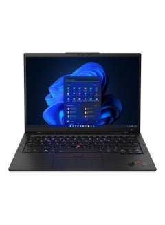 اشتري ThinkPad X1 Carbon Gen 11 Laptop, 14 Inch WUXGA IPS Display, Intel Core i7-1365U vPro Processor, 32GB RAM, 1TB SSD, Intel Iris Xe Graphics, Backlit, Win 11 Pro English Black في الامارات