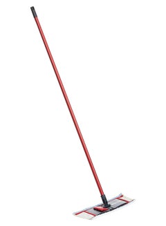 اشتري ActiveMax Lavatutto Micro & Cotton Flat Mop, Trapezoid-shaped, Telescopic handle, High absorbency Red في الامارات