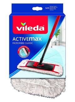 Buy Active Max Classic Flat Floor Mop Refill White in UAE