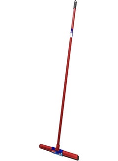 اشتري Floor Wiper Standard 35 CM with a Stick, High water wiping efficiency, High Quality Foam, 35 X 5 X 136 Cm - Red Red 35cm في السعودية