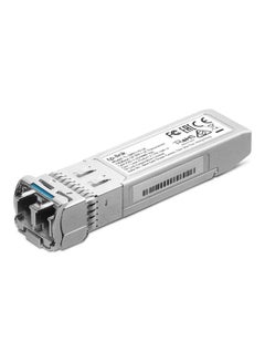 Buy TL-SM5110-LR | 10G-LR SFP+ LC Transceiver, Single-Mode SFP Module| Plug and Play | LC Duplex Interface | Hot Pluggable | Up to 10km Distance | Support SFP+MSA & DDM Grey in Saudi Arabia