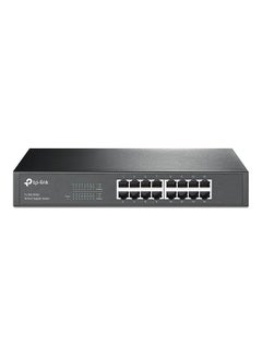 اشتري 16 Ports TL-SG1016D Gigabit Desktop Rackmount Switch Network Hub | Plug and Play | MAC Address self-Learning, Auto MDI/MDIX and Auto Negotiation Black في الامارات