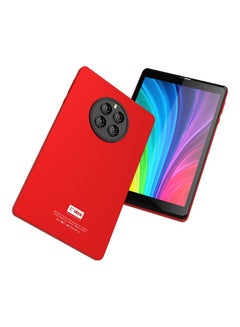 اشتري Smart Android Tablet 8-Inch IPS Screen Tempered Glass, 5G LTE Single SIM WiFi,Kids Tab Zoom Supported Face Unlock Tablet PC Red في الامارات