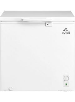 Buy 200 Liters Single Door Chest Freezer 150.0 W EVCFM-200W White in UAE