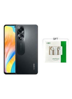  Oppo A38 4G Dual-SIM 128GB ROM + 4GB RAM (Only GSM  No CDMA)  Factory Unlocked 4G/LTE Smartphone (Glowing Black) - International Version  : Cell Phones & Accessories