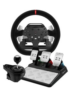 Buy V10 Game Steering Racing Simulator Steering Wheel Volante 270/900 Rotation For PC Windows 7/8/10/11/PS4/Xbox One/Xbox Series in Saudi Arabia