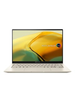 اشتري Zenbook 14X OLED UX3404VC-OLEDI9SG Slim Laptop 14.5-Inch Display, Core i9-13900H Processor/16GB RAM/1TB SSD/4GB Nvidia Geforce RTX 3050 Graphics Card/Windows 11 Home English/Arabic Sandstone Beige في الامارات