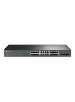 Buy TL-SG2428P | Jetstream 24 Port Gigabit Smart Managed PoE Switch | 24 PoE+ Ports @250W, 4 SFP Slots | Omada SDN Integrated | PoE Recovery | IPv6 | Static Routing | Limited Lifetime Protection Black in Saudi Arabia