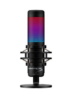 Buy QuadCast S – RGB USB Condenser Microphone, For PC/PS5/PS4 and Mac, Anti-Vibration Shock Mount, Four Polar Patterns, Pop Filter, Stunning RGB Microphone for Streamers and Content Creators, Black | 4P5P7AA in Saudi Arabia