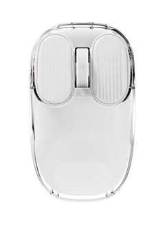 Buy I069 Transparent Mouse RGB Dual Mode 2.4G/Wireless Office Laptop Computer Transparent White in UAE