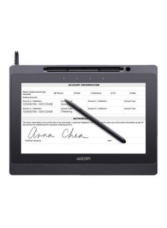 Buy 10.1-Inch Full HD Resolution Interactive Pen Display Signature Tablet With Professional Software And Remote Support Black in UAE