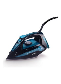 اشتري 404 Electric Steam Iron Box, 360 Degree Plaint Swivel Cord Water Spray Ceramic Coated Sole Plate Overheat Protection With Temperature Settings 200 ml 2300 W IBS 404 Black And Blue في الامارات