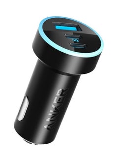 Buy Car Charger 67W- 2 Type- C Port + 1 Usb Port Black in Saudi Arabia