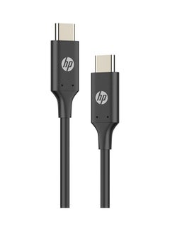 Buy USB Type C To C Cable PD Fast Charging Cable Compatible For MacBook Pro, Ipad Pro Black in UAE