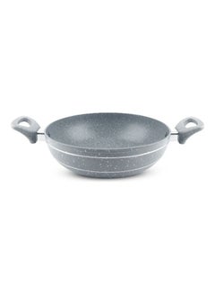 اشتري Smart Granite Series Forged Aluminum Wok Pan With Granite Coating Grey 28.0cm في السعودية