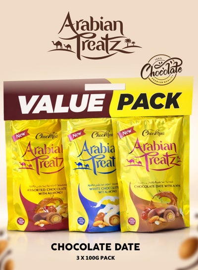Chocomira Arabian Treatz Value Pack – Chocolate Dates with Almonds ...