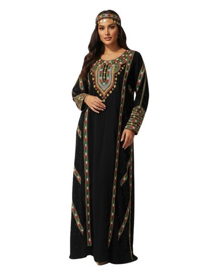 slim fit dress slacks Red & Gold Habesha Kemis - Traditional Ethiopian Dress main image 1
