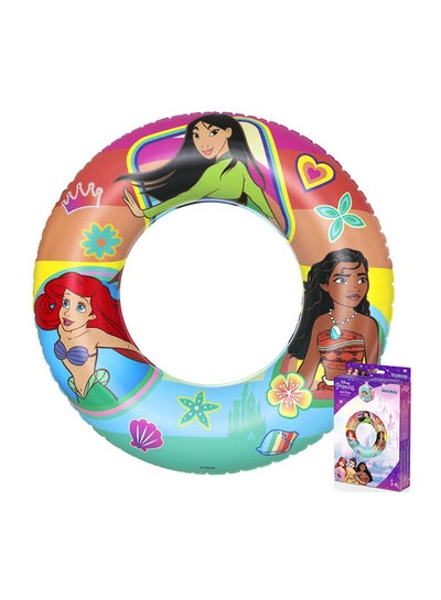 Buy Unique Design Disney Princess Printed Play Center Inflatable Swimming Pool Float 12x19.5x2.5cm in Egypt