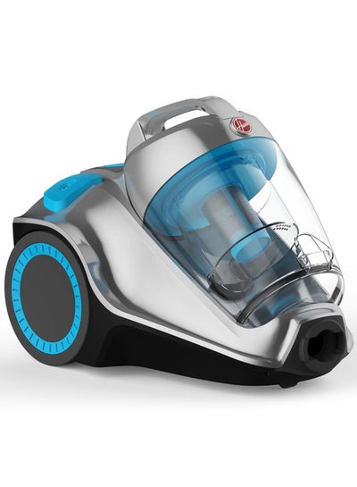 Buy Power 7 Bagless Cyclonic Canister Vacuum Cleaner With HEPA Filter, Powerful Performance For Home And Office, Large Capacity - 4 L 2400 W HC84-P7A-ME Blue/Silver in Saudi Arabia