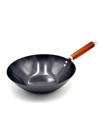 Buy Nonstick Wok Pan Black in UAE