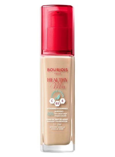 Buy Healthy Mix Anti-Fatigue Foundation 30 ml 51 Light Vanilla in Egypt