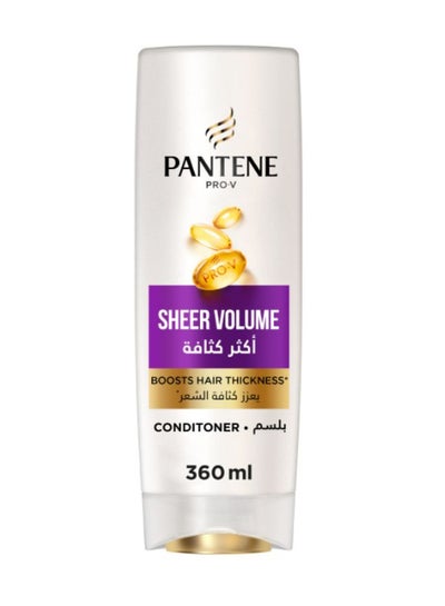 Buy Pro-V Sheer Volume Conditioner Boosts Hair Thickness 360ml in Saudi Arabia